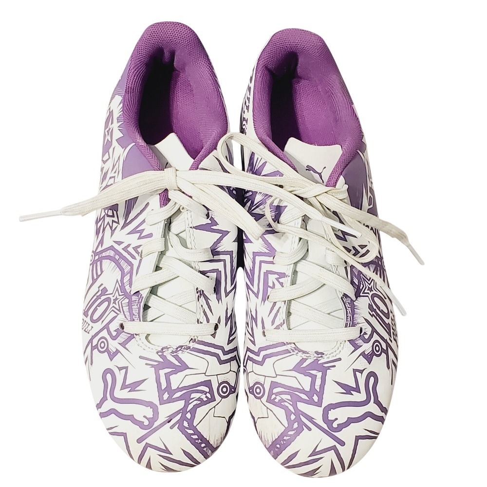 Puma Christian Pulisic TACTO II CP10 Soccer Cleats Kids Dewdrop & White‎ Shoes